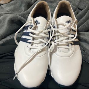 Size 10.5- Adidas Tour 360 22 Golf White Collegiate Navy GV7247